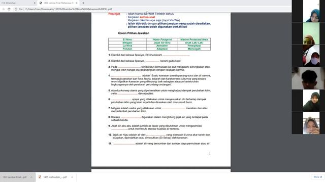 FINAL MK Perubahan Iklim dan Ekosistem Laut смотреть онлайн