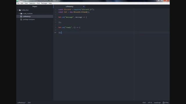 Discord Bot Tutorial (Discord.js) - Bot Files and Code - Part 2 смотреть онлайн