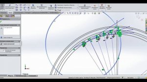 Построение эвольвентного профиля зубчатого колеса в SolidWorks