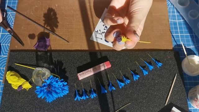 Мастер класс васильки из полимерной глины смотреть онлайн