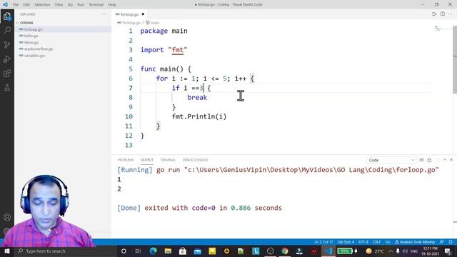 Golang Tutorials -4- Golang For loop | How to use for loop in golang | Dr Vipin Classes смотреть онлайн