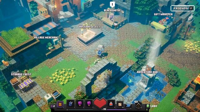 Minecraft Dungeons : Battle pass grind Leveling up for better gear! смотреть онлайн