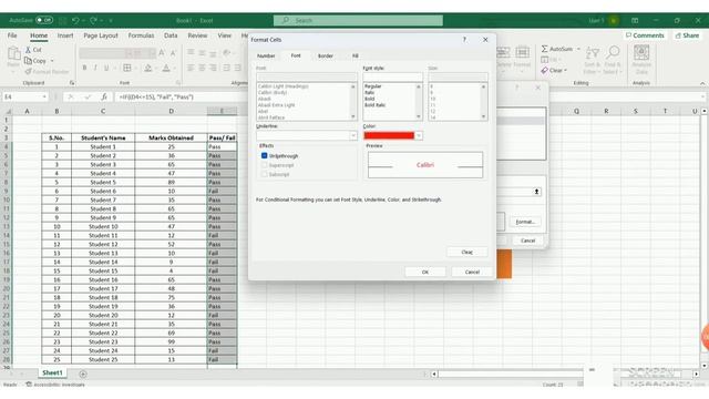 Excel Find Pass and Fail in an assessment смотреть онлайн
