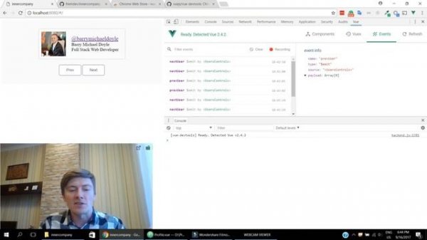 Использование Vue.js devtools