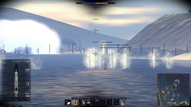 War Thunder fleet Testing ( War Thunder Naval Ships ) смотреть онлайн