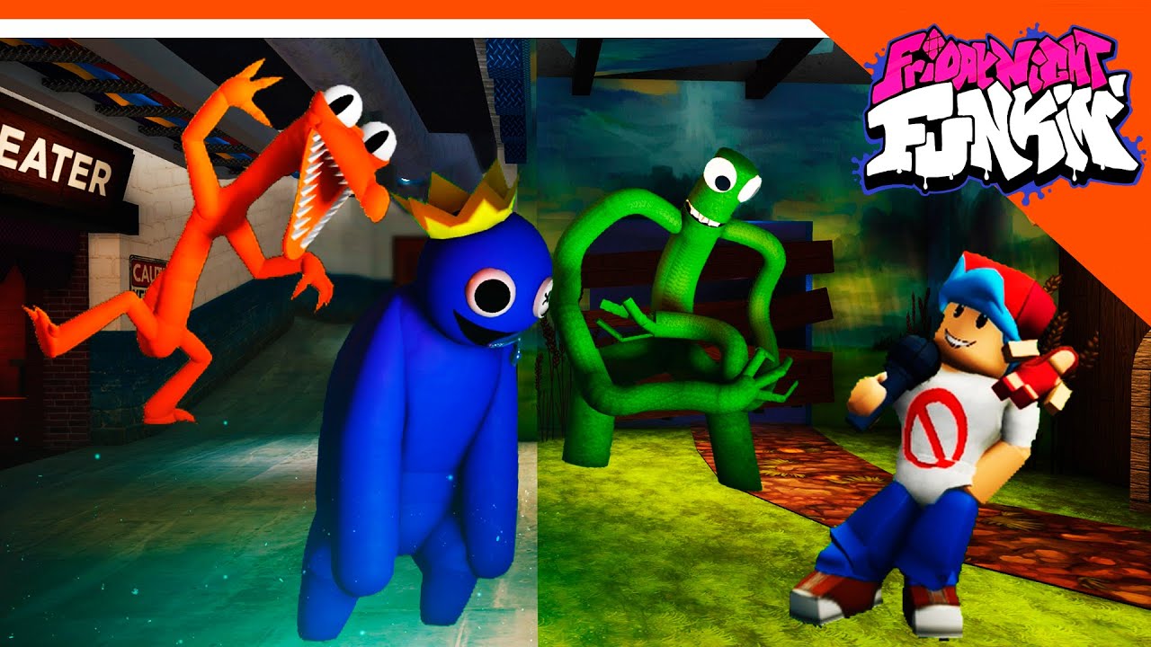 ? НОВЫЙ БОСС БЛЮ ГРИН ОРАНЖ! РАДУЖНЫЕ ДРУЗЬЯ ПРОТИВ БОЙФРЕНДА ? Friday Night Funkin' Rainbow Frien