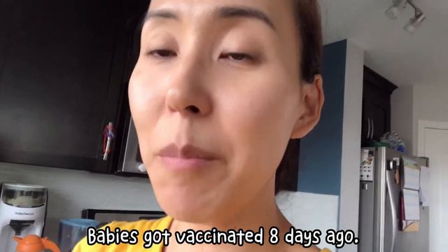 Twin babies have a high fever🤒 Can babies have a fever a week after getting vaccines? 쌍둥이 아기 고열.. смотреть онлайн