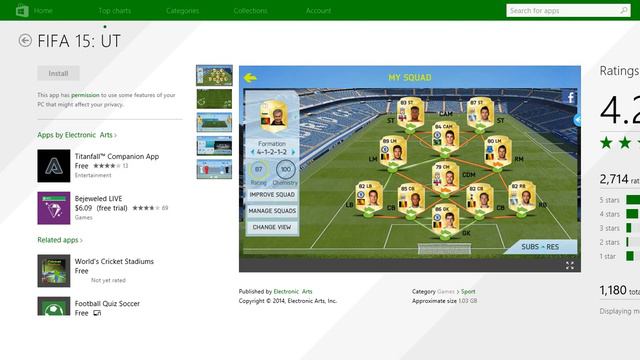 fifa 15 Ultimate Team free on Windows 8.1 смотреть онлайн