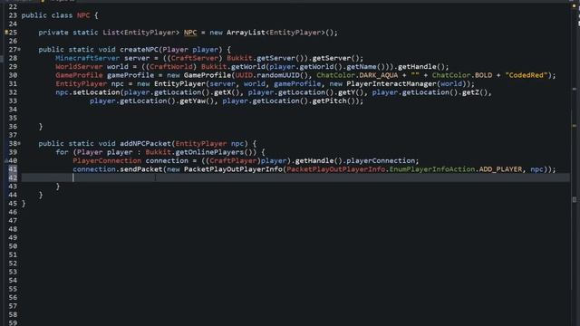 How to make a Spigot 1.15+ plugin (Ep18) Creating an NPC смотреть онлайн
