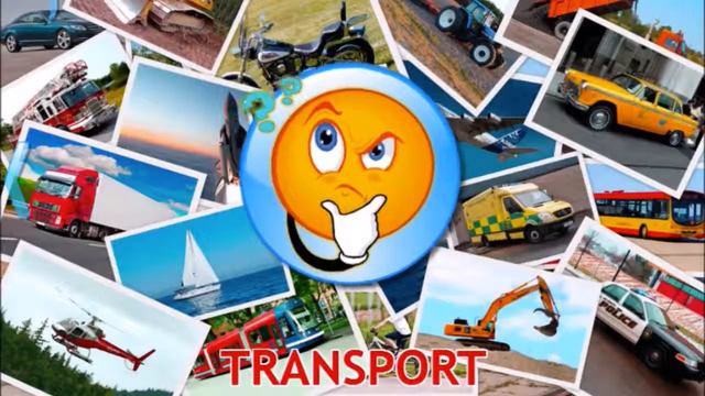 Learn Transportation  Vehicle With Fun Game
