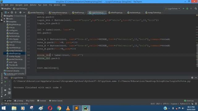 [SIMPLE] Login to Voting System using Tkinter -- PYTHON смотреть онлайн