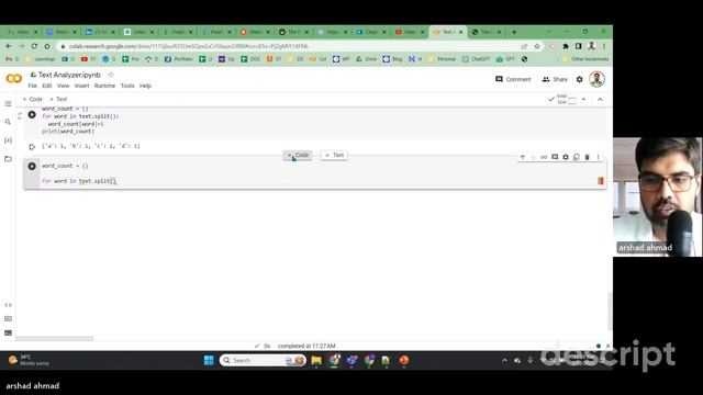 Python Project: Text Analyzer- Counting words and their frequency смотреть онлайн