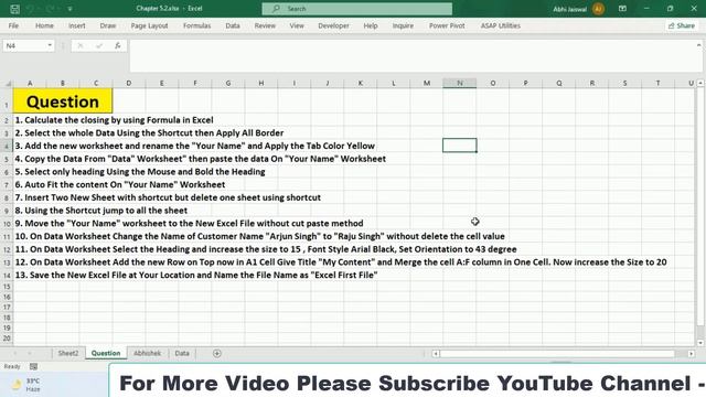 #2 Excel ka Gyan Course | Auto Fit Content , Insert Row & Merge Cell | Hindi смотреть онлайн