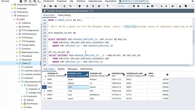 Part 3- Amazon SQL Interview Questions 2022 | AMZN SQL | WITH CTE | SQL JOINS | GROUP BY смотреть онлайн