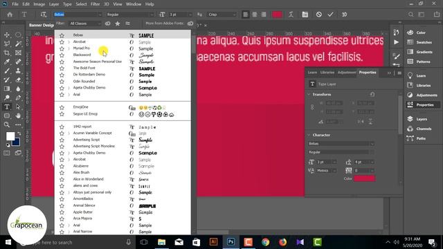 how to design a business banner - Photoshop Cc Tutorial смотреть онлайн