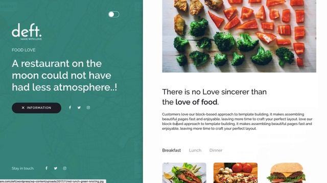 Deft - Multipurpose One Page WordPress Theme Review смотреть онлайн