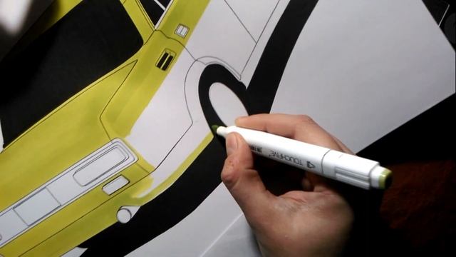 Как нарисовать АЗЛК-2140 | How To Draw AZLK-2140 | Как нарисовать Москвич-2140 | Moskvich-2140
