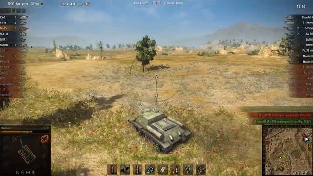 WOT: Steppes - SU-85 - 3 frags смотреть онлайн