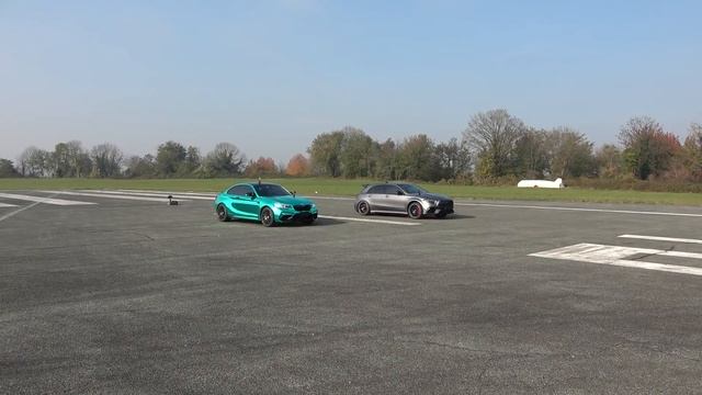 AMG A45 S Vs BMW M2 Comp - TIME TO DRAG