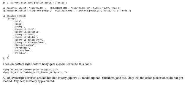 Wordpress: Using Iris Colorpicker on TinyMCE shortcodes page смотреть онлайн