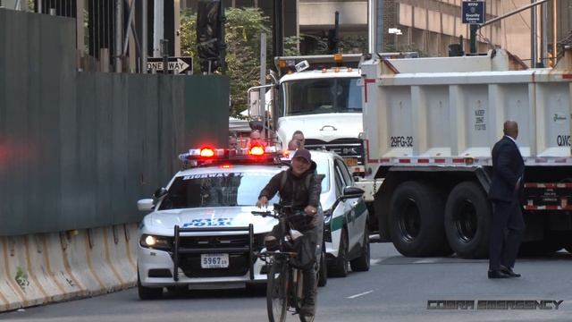Big motorcade for Benjamin Netanyahu exiting Biden's hotel; Secret Service, SWAT & ambo ?? ?? смотреть онлайн
