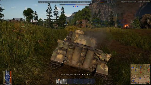 The German Tiger H1 [War Thunder] смотреть онлайн