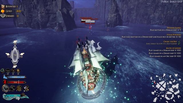 Maelstrom gameplay - Naval battles battle royale with Orcs humans and dwarves - F2p now смотреть онлайн