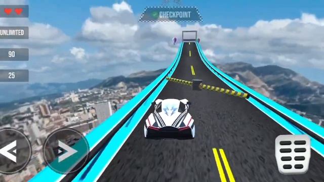Impossible Car Racing Simulator 2023 New Sport Car Stunts Driving 3D | Android GamePlay #3d смотреть онлайн