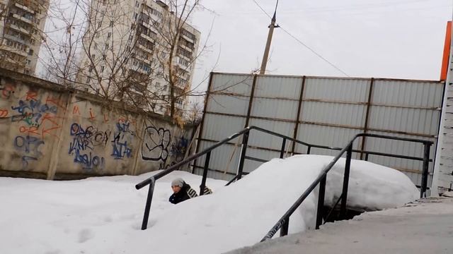 неудачный элемент паркура