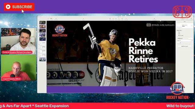 Pekka Rinne retires from NHL after 13 years with Nashville Predators смотреть онлайн