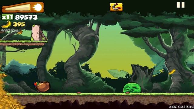 Banana Kong 100k run gameplay смотреть онлайн