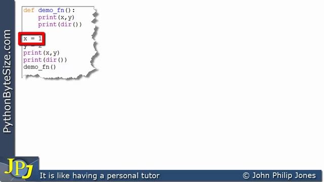 Python Namespace and Local Scope смотреть онлайн