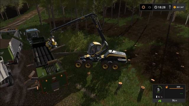 Let's Play LS17 Forstwirtschaft Teil 63 - Bäume fällen mit dem Harvester | Liongamer1 смотреть онлайн