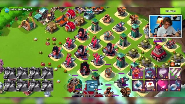 Boom Beach 32 (terrible) Stunners vs Hammerman Imitation Game смотреть онлайн