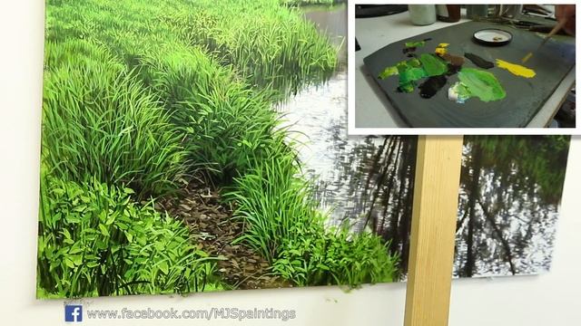#90 How To Paint Grass and Daffodils | Oil Painting Tutorial смотреть онлайн