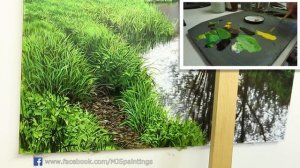 #90 How To Paint Grass and Daffodils | Oil Painting Tutorial