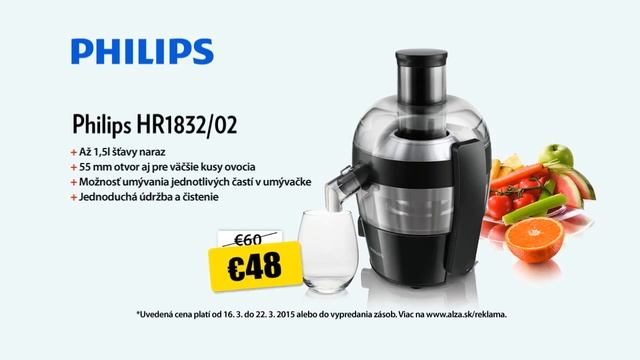 40 Eur od Alzáka - Philips HR1832/02 na Alza.sk смотреть онлайн