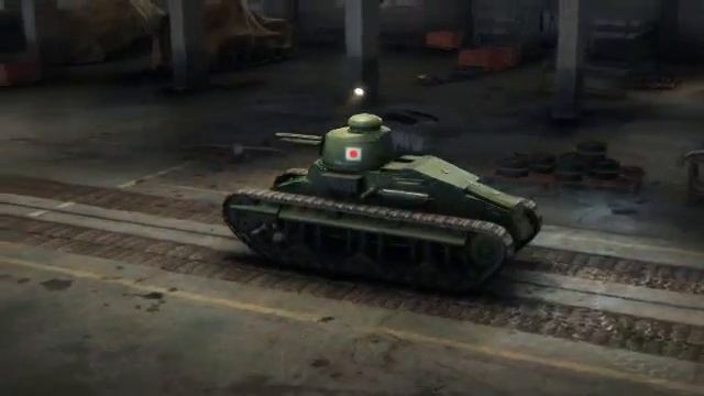 Renault Otsu, Японский легкий танк, игра World of Tanks смотреть онлайн