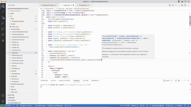 Firebase authentication with email and password with react web app | firebase tutorial in hindi смотреть онлайн