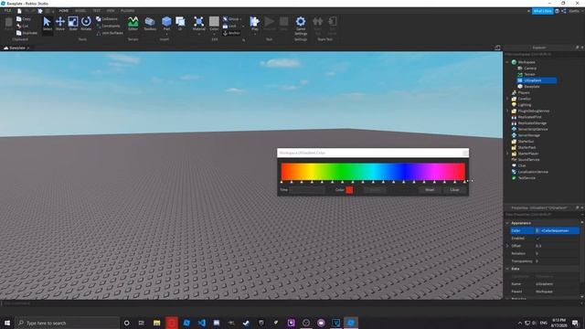 How to make a PERFECT RAINBOW GRADIENT in Roblox Studio [Level 1] смотреть онлайн