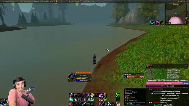 Hardcore Gold Grind For Mount at 40 | Alterac Mountains Turtles смотреть онлайн