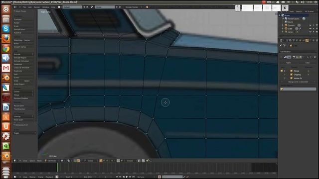 Blender 3D Моделирование ВАЗ 2106 Урок 05 смотреть онлайн
