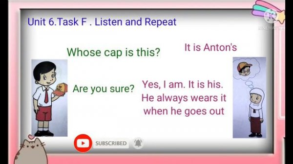 Listening English grade 3 elementary school