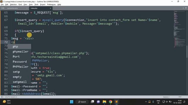 Send Email using Gmail SMTP in PHP with source code смотреть онлайн