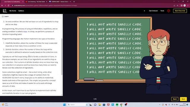 Random Coding : Learn Python 3 | Codecademy (Part 1) смотреть онлайн