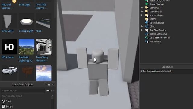 Ragdoll Backrooms Noclip Thing - Roblox Studio смотреть онлайн