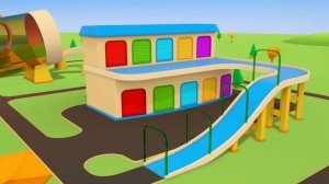 Helper Cars cartoons full episodes & racing cars. Car cartoon for kids. Vehicles & Airplane for kid