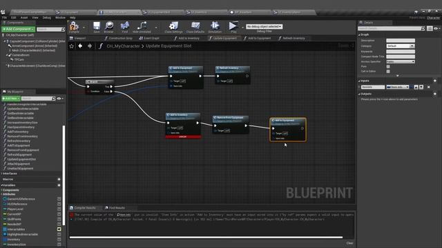 UE 4.26 - Механика экипировки - Добавление функционала персонажу (Часть 19) смотреть онлайн