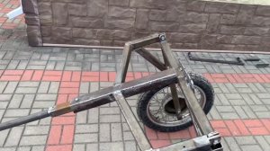 Универсальная тележка для перевозки бревна и не только