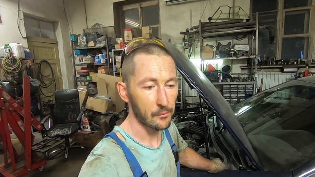 Оживление Гольф 4 1,9 Универсал Замена рулевой рейки и жидкости ГУР /Часть 2